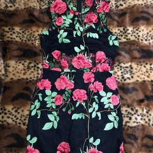 Missguided Embroidered Dress